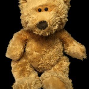 Animal Alley Vintage Toys R Us 2000 Golden Brown Teddy Bear 24" Plush -RARE
